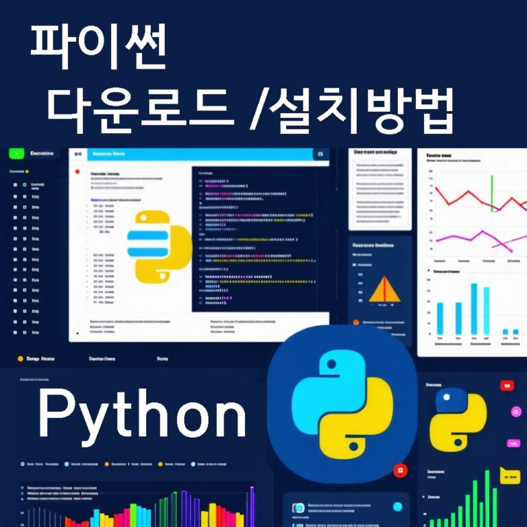 파이썬 다운로드 설치 방법